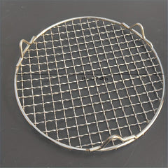 304 Stainless Steel Round BBQ Net Barbecue Grill Mesh Cooling Rack Camping