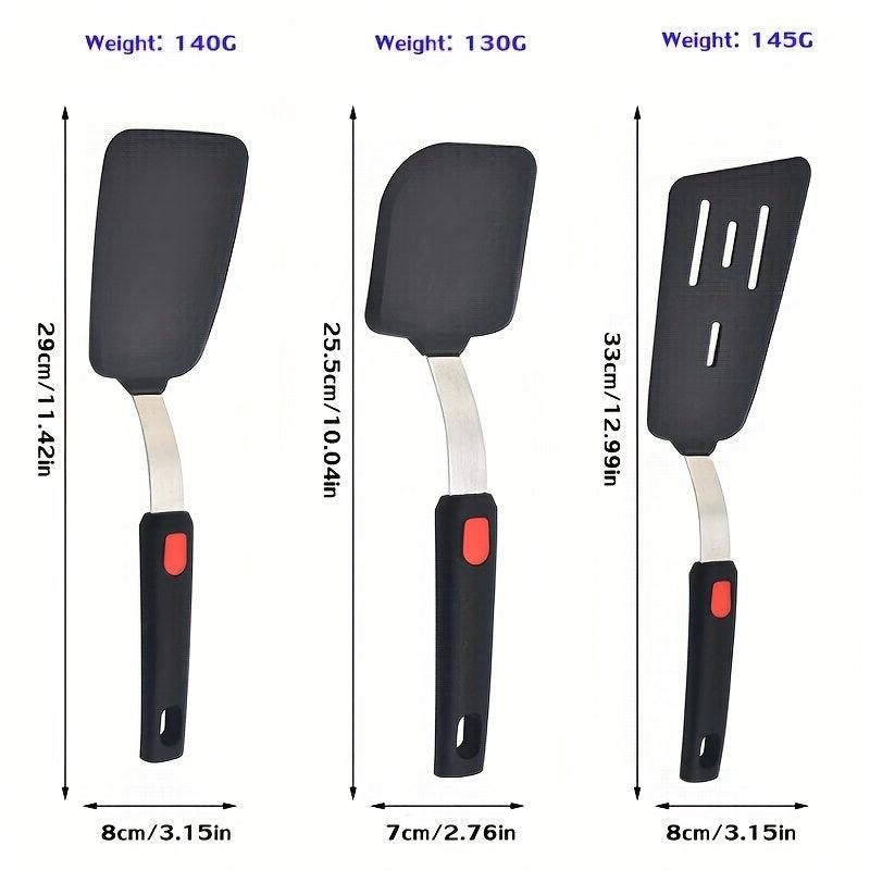 Silicone Non-Stick Spatula Plus Spatula Iron Plate Burning Shovel Kitchen Tools