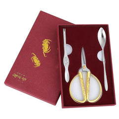 8pcs Seafood Tools Set Stainless Steel Crab Lobster Crackers Forks Opener