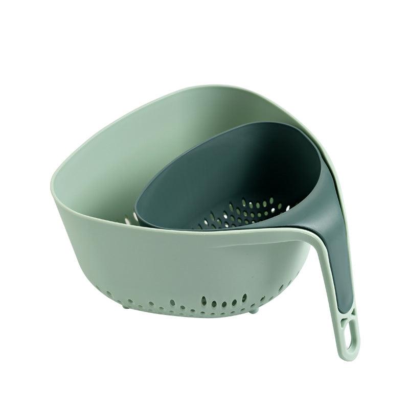 Double Layer Drain Basket Vegetable Washing Basket Colander Basket Strainer