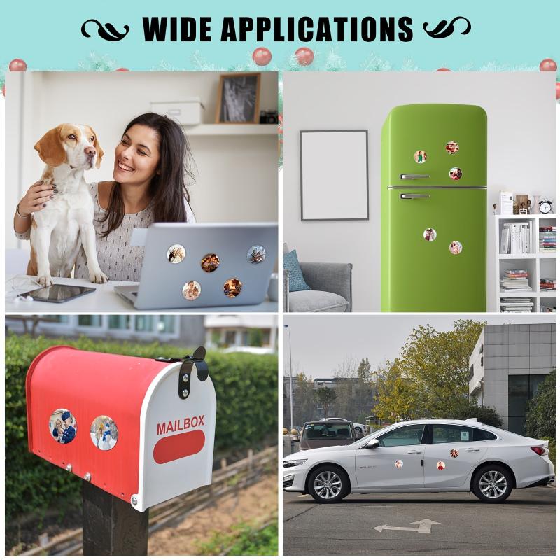 10pcs Sublimation Magnet Blanks 5.5x5.5cm Round