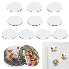 10pcs Sublimation Magnet Blanks 5.5x5.5cm Round