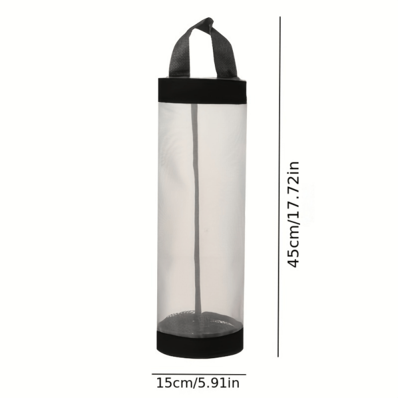 Mesh Hanging Storage Bag Grocery Bag Holder Dispenser