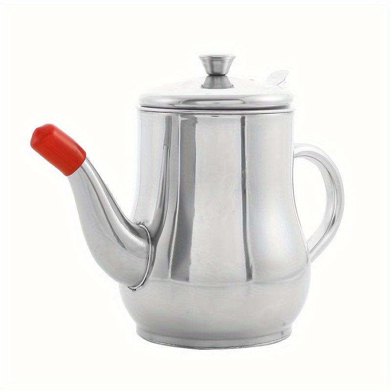 Stainless Steel Filter Bottle Leak-proof Pouring Pot Kitchen Tool