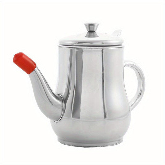 Stainless Steel Filter Bottle Leak-proof Pouring Pot Kitchen Tool