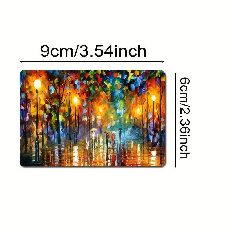 Colorful Landscape Rubber Night Scene Fridge Magnet