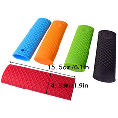 1pc Silicone Pot Handle Sleeve Anti-scald Grip Kitchen Utensils