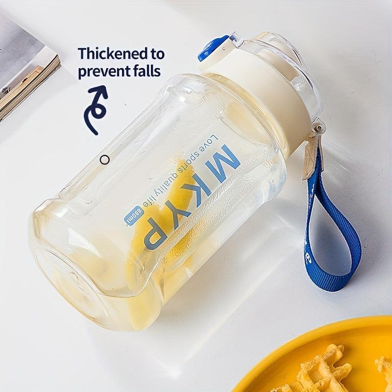 Large Capacity Water Bottle with Straw Leak Proof