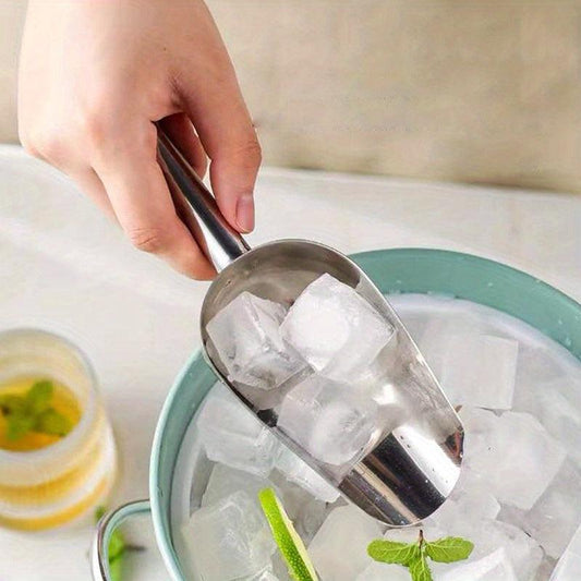 Stainless Steel Ice Scoop for Ice Maker Bar Party Wedding Pet Dog Food