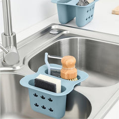 Kitchen Sink Rack Soap Sponge Drainer Rack Holder Basket Storage