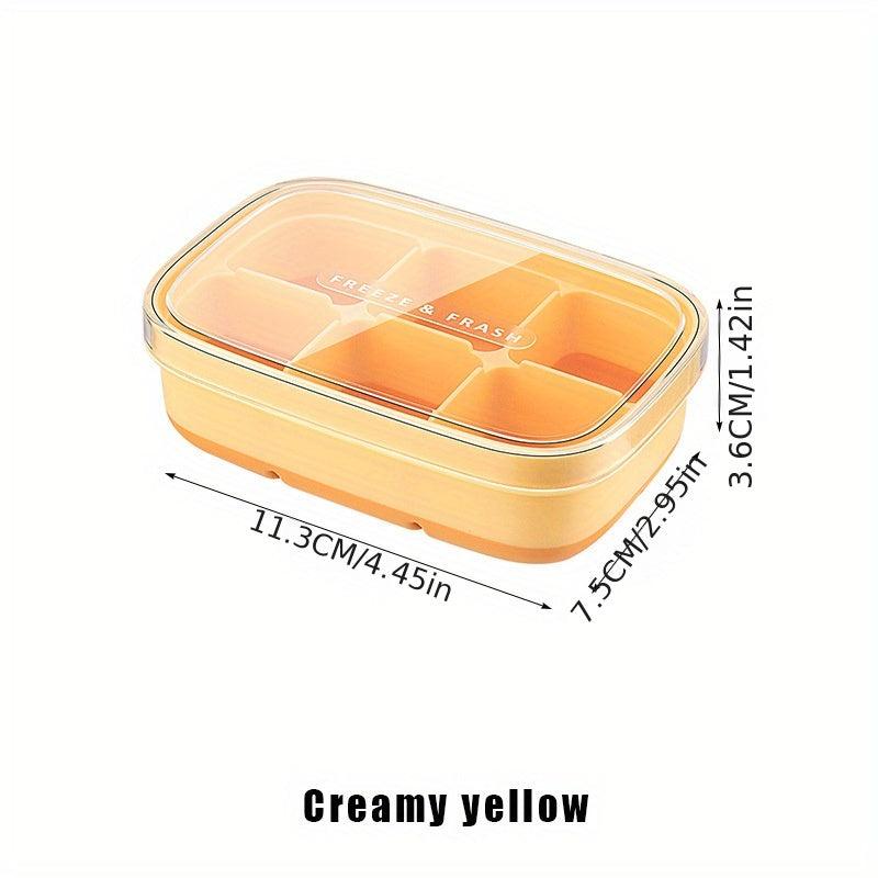 Silicone Ice Cube Tray With Lid - Easy Release Ice Maker