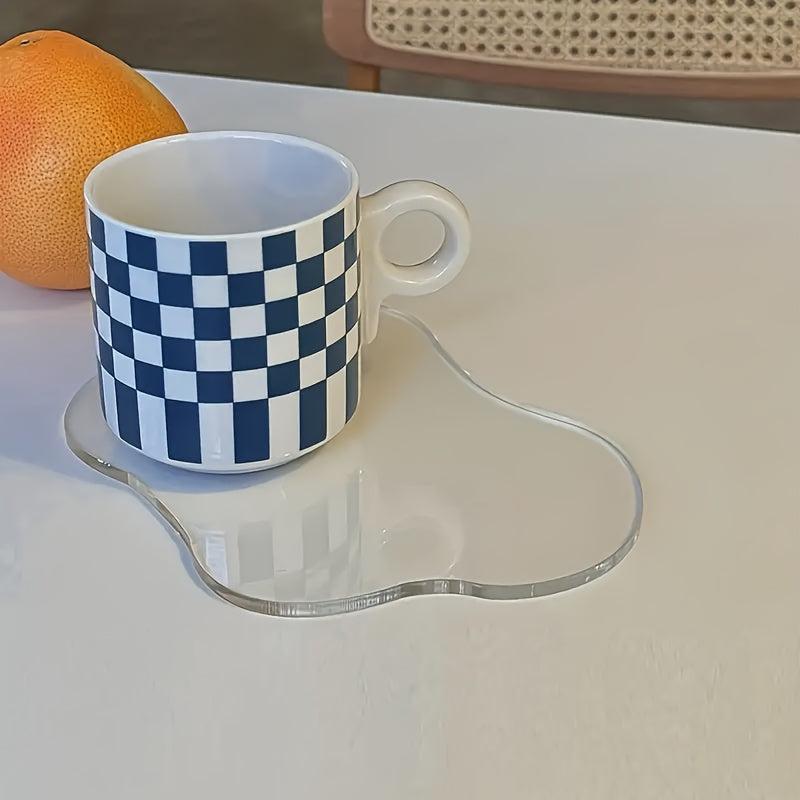 Acrylic Placemat Heat Resistant Mat - Transparent Cup Mat