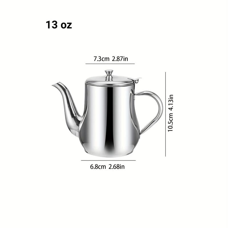 Stainless Steel Pot With Filter Household Seasoning Storage Bottle