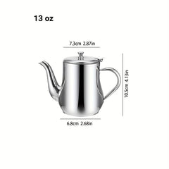 Stainless Steel Pot With Filter Household Seasoning Storage Bottle