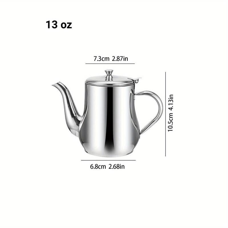 Stainless Steel Pot With Filter Household Seasoning Storage Bottle