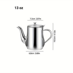 Stainless Steel Pot With Filter Household Seasoning Storage Bottle