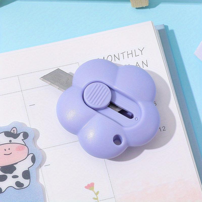 Mini Flower Paper Cutter Art Utility Box Cutter Cutting Tool Crafting