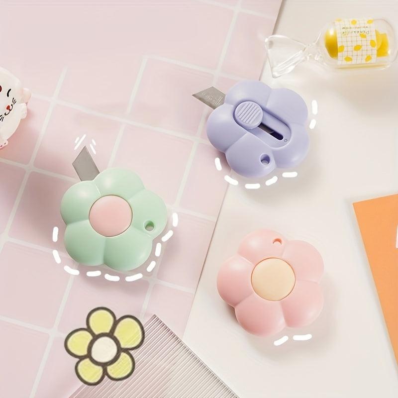 Mini Flower Paper Cutter Art Utility Box Cutter Cutting Tool Crafting