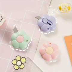 Mini Flower Paper Cutter Art Utility Box Cutter Cutting Tool Crafting