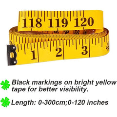 120 Inch Soft Tape Measure Sewing Measuring Cloth Height