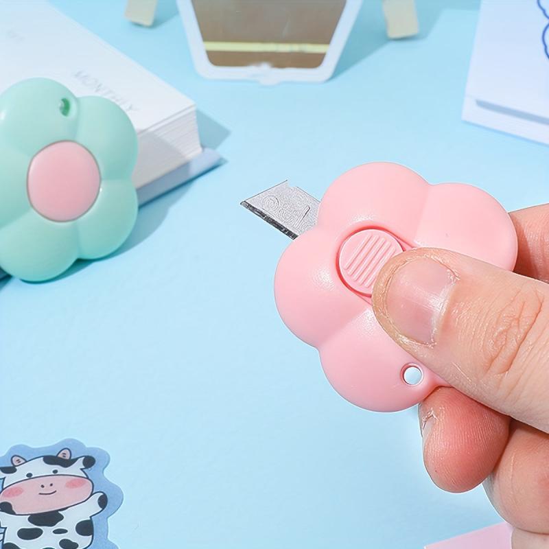 Mini Flower Pocket Box Cutter Utility Knife Tool
