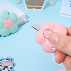 Mini Flower Pocket Box Cutter Utility Knife Tool