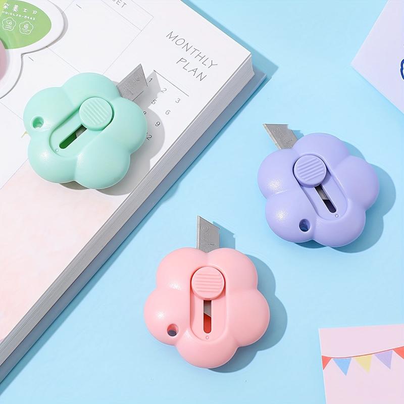 Mini Flower Pocket Box Cutter Utility Knife Tool