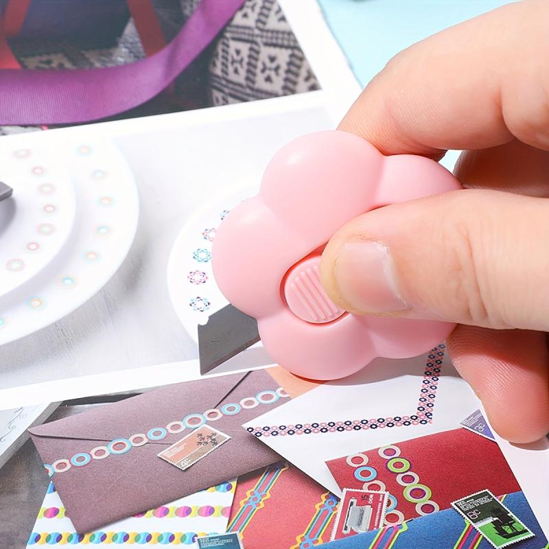 Mini Flower Pocket Box Cutter Utility Knife Tool
