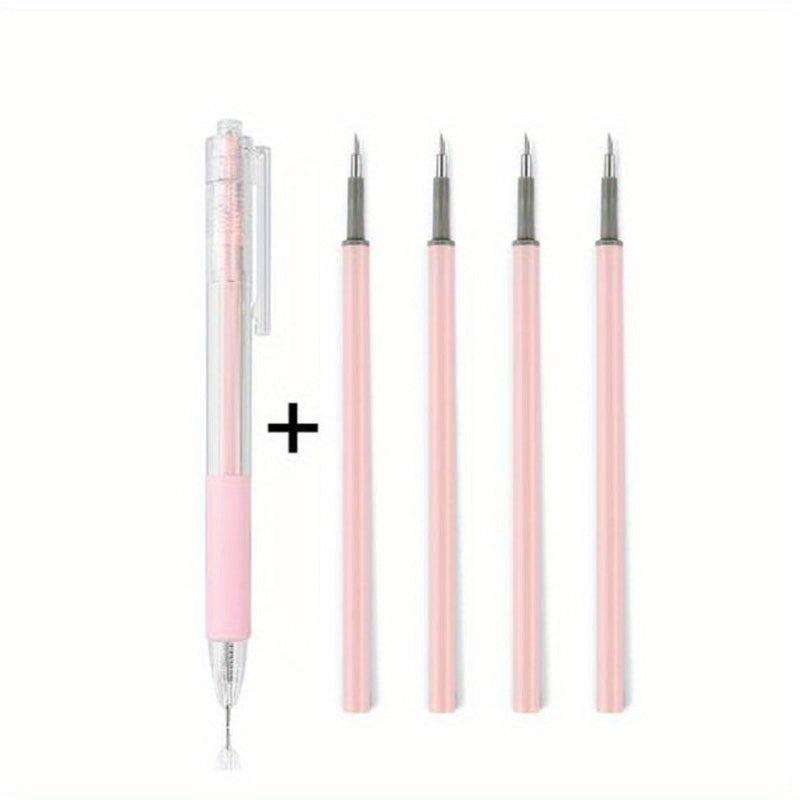 1pc Pen 4pcs Cutter Core Utility Pen Scrapbooking Cutting Tool