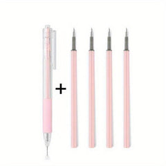 1pc Pen 4pcs Cutter Core Utility Pen Scrapbooking Cutting Tool