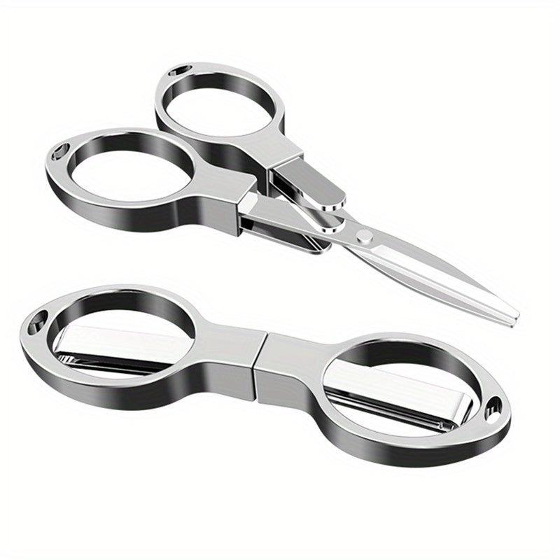 Portable Stainless Steel Folding Scissors for Travel