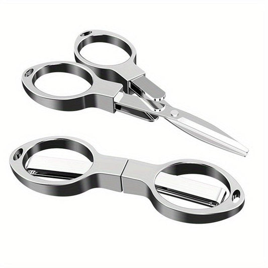 Portable Stainless Steel Folding Scissors for Travel