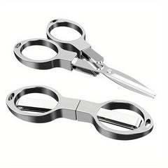 Portable Stainless Steel Folding Scissors for Travel