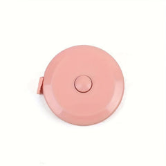 1pc Retractable Soft Tape Measure 1.5m Portable Plastic Mini Round