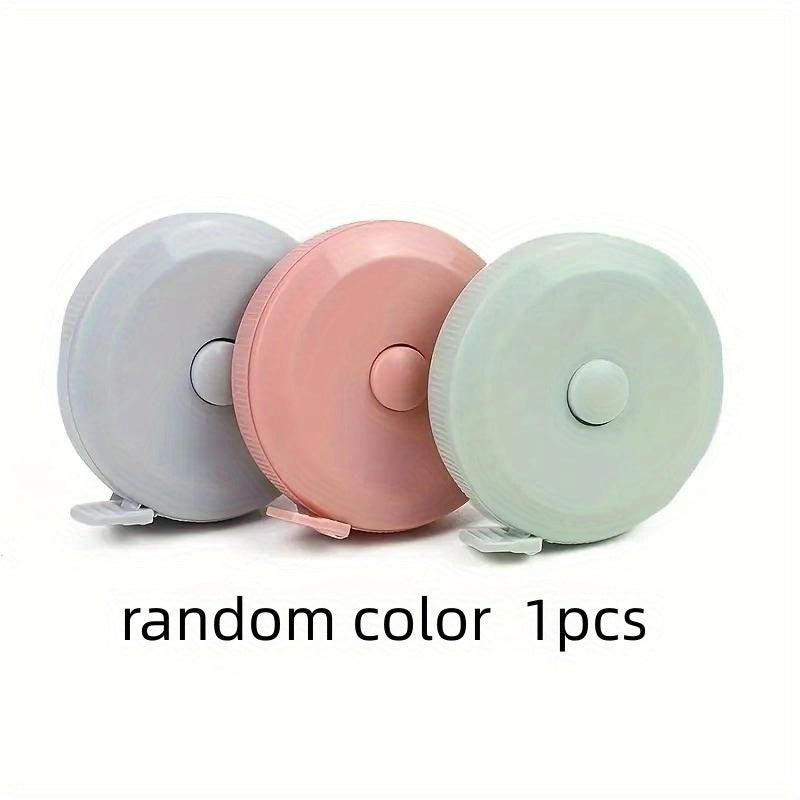 1pc Retractable Soft Tape Measure 1.5m Portable Plastic Mini Round