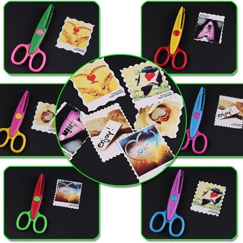 3pcs Craft Scissors Set with Variety Patterns for Home and Office Use
