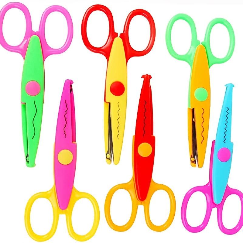 3pcs Craft Scissors Set with Variety Patterns for Home and Office Use