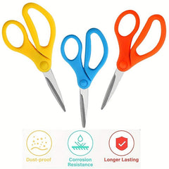 3pcs 5 12 13 0cm Pointed Tip Scissors School Crafting Back to School Supplies