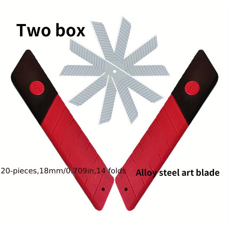18mm Heavy Duty Snap Off Blades for Utility Knives & Box Cutters