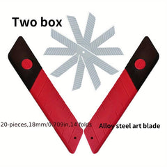 18mm Heavy Duty Snap Off Blades for Utility Knives & Box Cutters