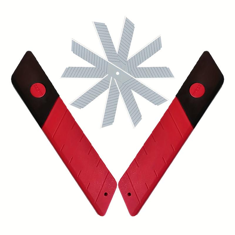 18mm Heavy Duty Snap Off Blades for Utility Knives & Box Cutters