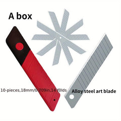 18mm Heavy Duty Snap Off Blades for Utility Knives & Box Cutters