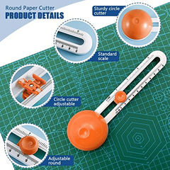 Circle Cutter Circular Paper Cutter Circle Paper Trimmer Rotary Cutter