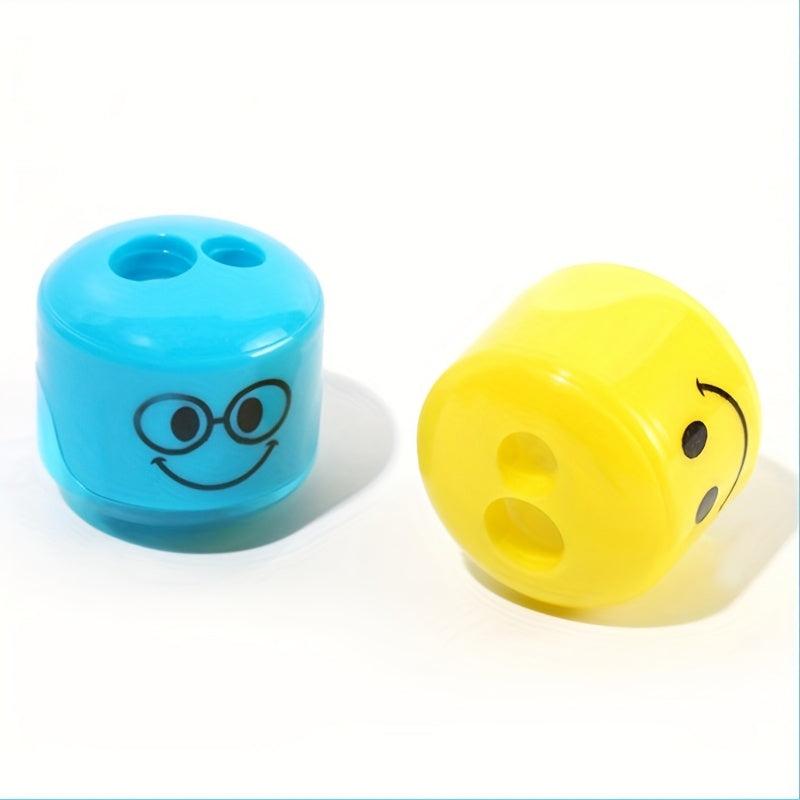Pencil Sharpener - Happy Shaver 4pcs - Manual Colored Pencil Shaver