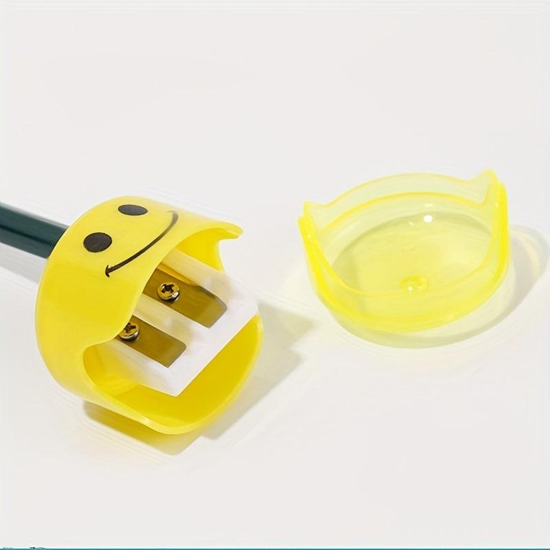 Pencil Sharpener - Happy Shaver 4pcs - Manual Colored Pencil Shaver