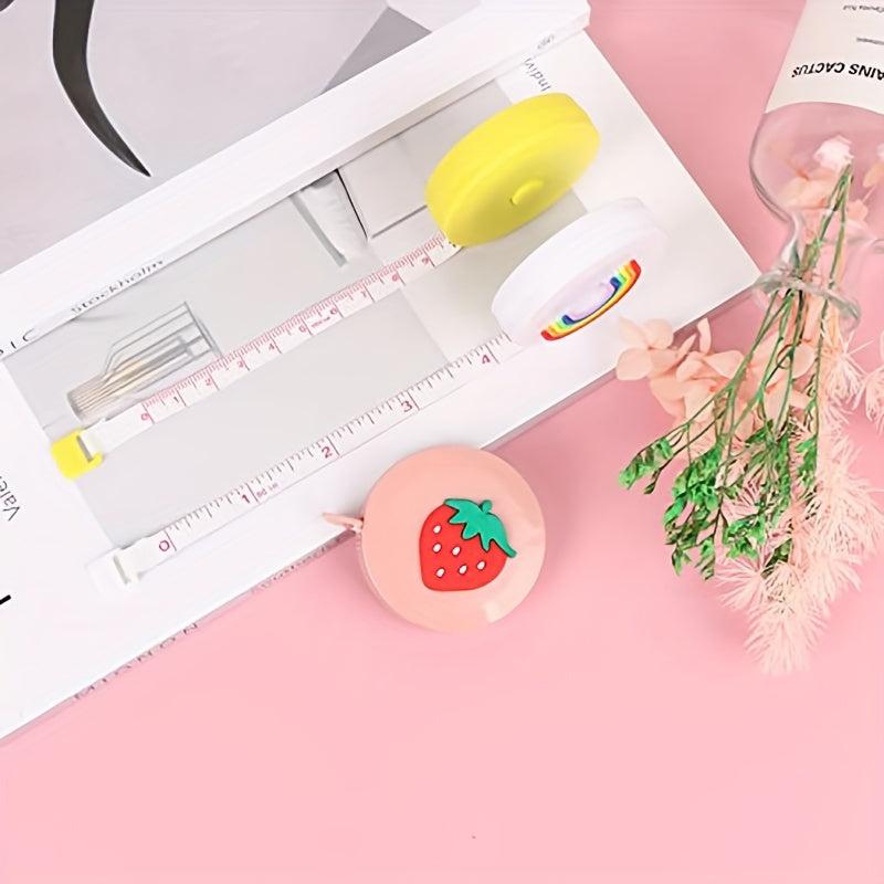 3pcs Retractable Mini Soft Cartoon Body Tape Measure 152 4 Cm