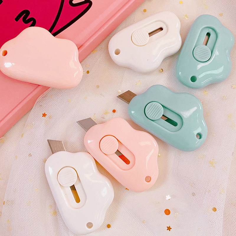 3pcs Cat Paw Cloud MINI Pocket Craft Wrapping Box Envelope Cutter