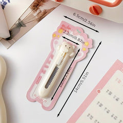 3pcs Mini Piglet Utility Rabbit Paper Cutter for Students
