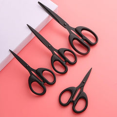 Stainless Steel Office Scissors Anti Rust Teflon Coated Glue Paper Fabric Scisso