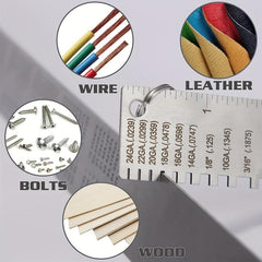 Stainless Steel Thickness Gauge Ruler for Welding Seam Caliper